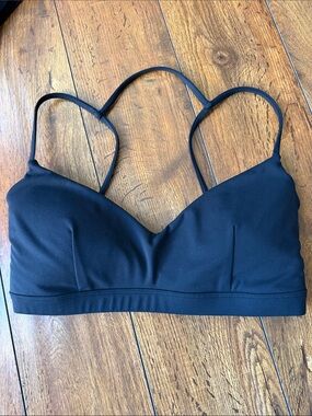 POPFLEX Black Strappy Sport Bra